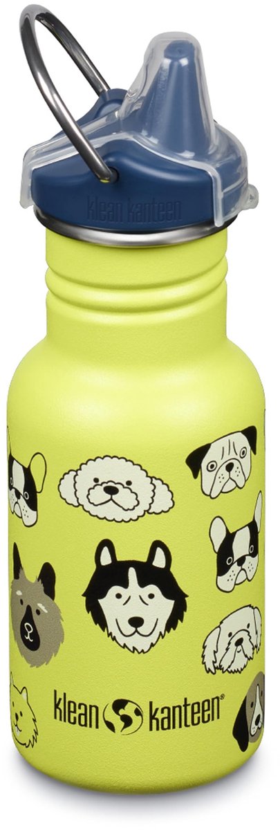 Solidchoice - RVS Drinkfles Classic Narrow 355ml met Drinkdop in Groen