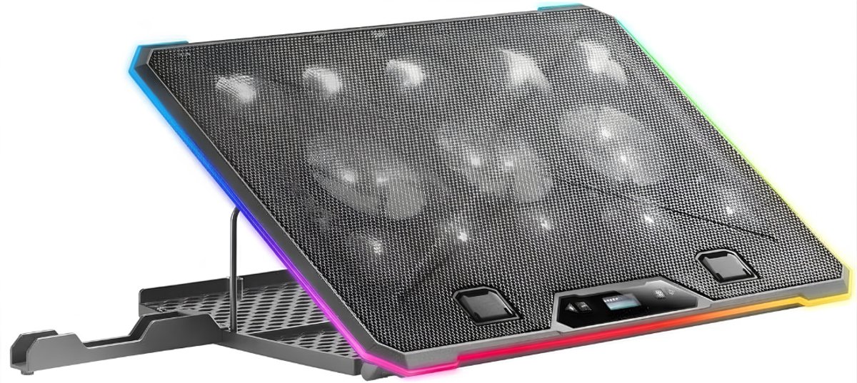 KIRA®Laptop Cooler - Laptop Cooling Pad - Laptop Koeler - Zwart - 41cm x 41cm x 41cm