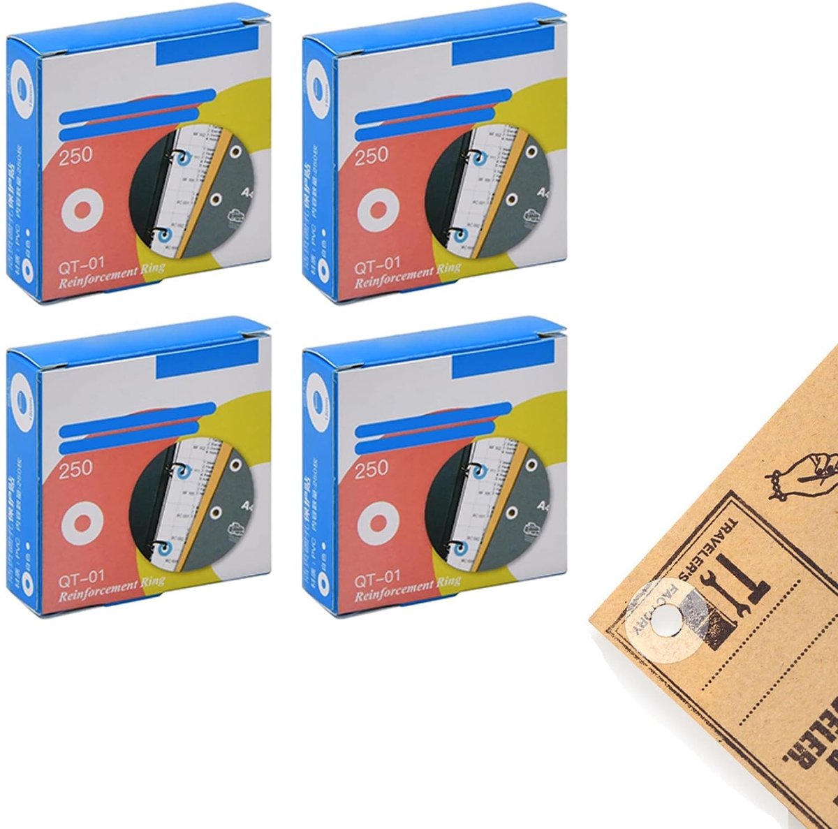 Solidchoice - Zelfklevende Ringversterkers, 1000 Stuks, 15 mm