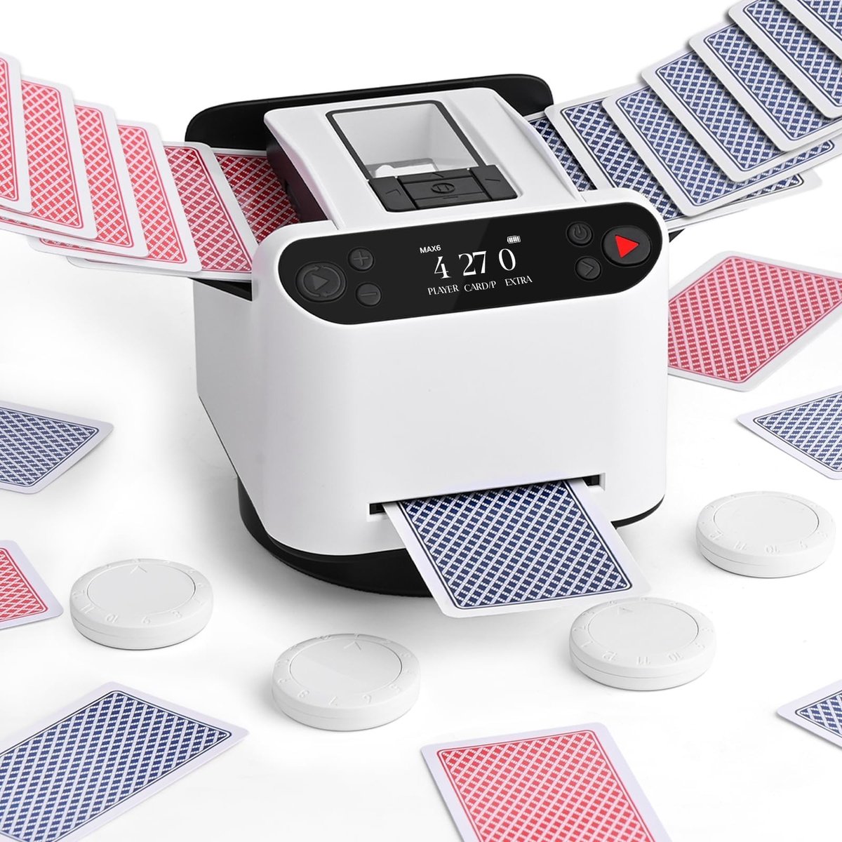 Solidchoice - Automatische Kaartmenger en Distributeur met 360° Rotatie