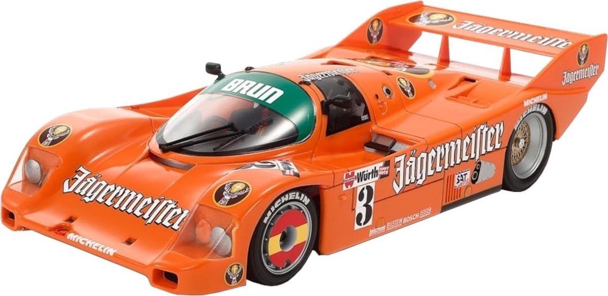 Solidchoice - 1:24 Porsche 962C Jägermeister Modelbouw Kit voor Hobby en Handwerken