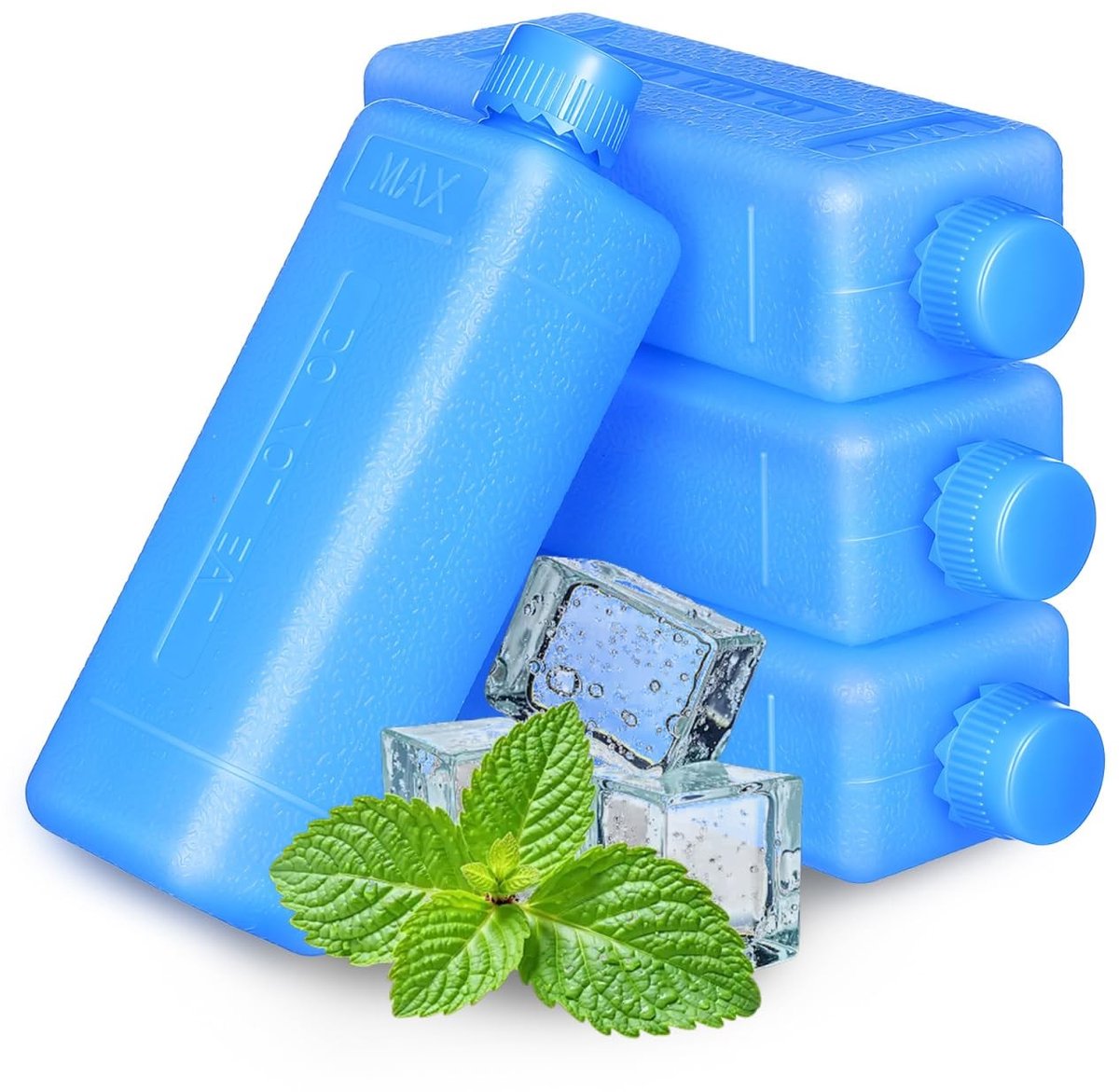 Solidchoice - Multifunctionele Koelblokken voor Koelers, Blauw