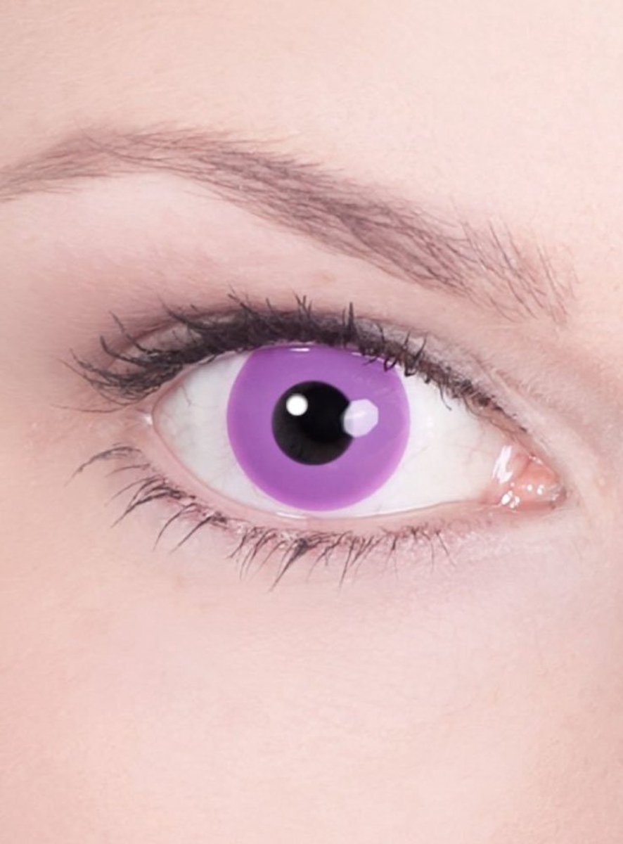 Paarse Contactlens Met Sterkte