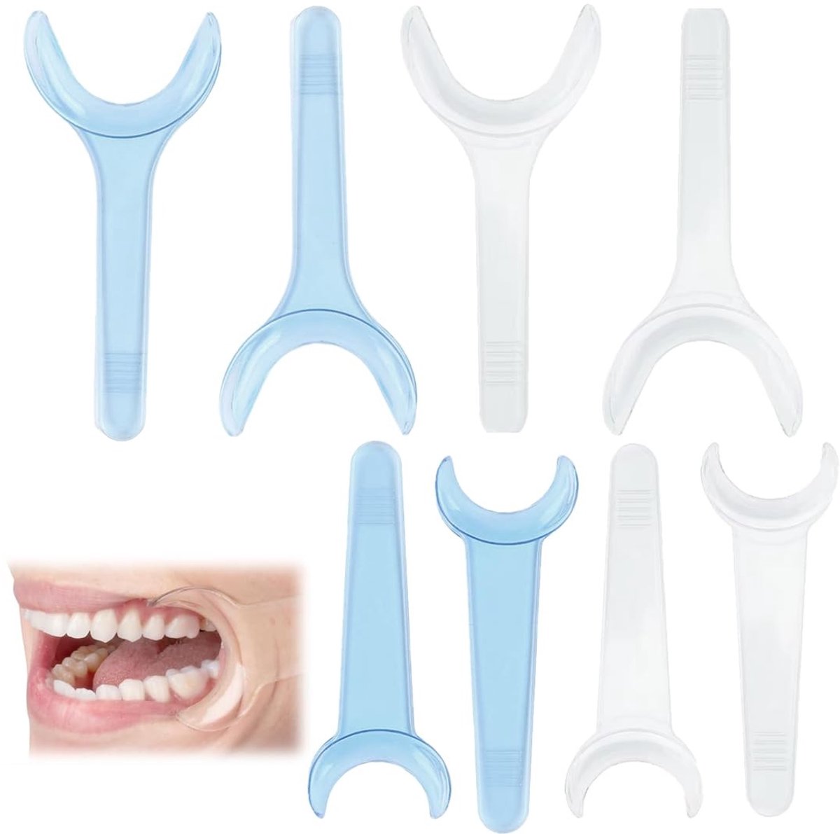 Solidchoice - Set van 8 T-vormige Mondopeners voor Tandheelkundige Zorg