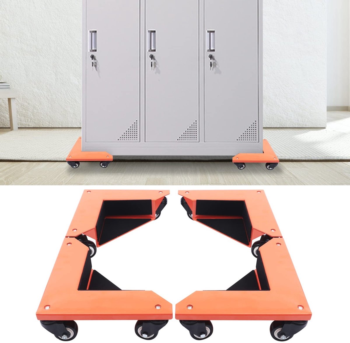 Solidchoice - Hoekroller Set voor Zware Meubels met 650 kg Capaciteit