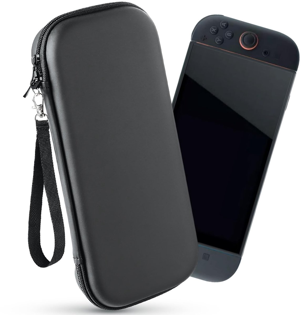 Solidchoice - Shockproof Waterdichte Hard Case voor Nintendo Switch 2 - Compact met 12 Gamecartridges en Controller Bag - Zwart