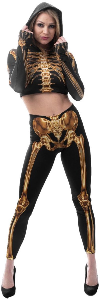 Golden Bones skeletkostuum