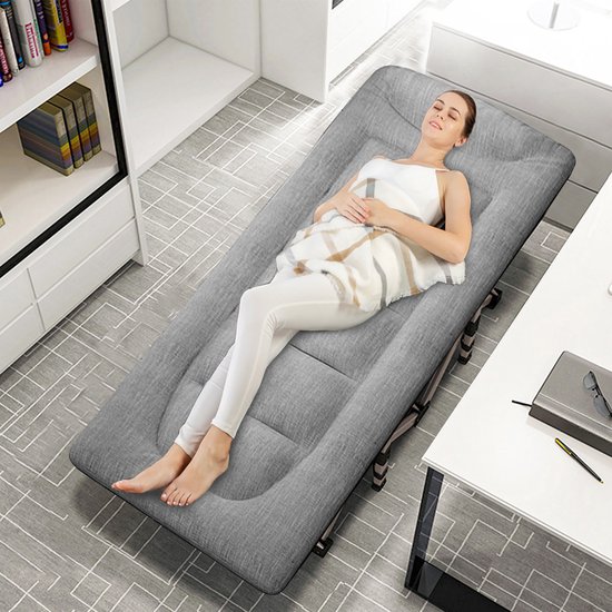 CALIYO Veldbed voor Vissen - Campingbed - Opvouwbaar Logeerbed met Kussen - 200x80 cm - tot 200 kg - Bedchair voor Karpervissen, Kamperen & Logeren van CALIYO — afbeelding 5