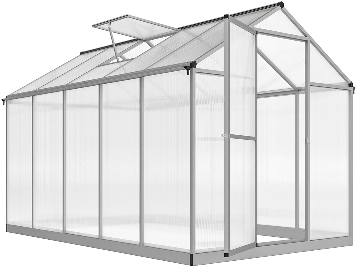 Outsunny-Kas-Aluminium-303x183x195cm-Transparant