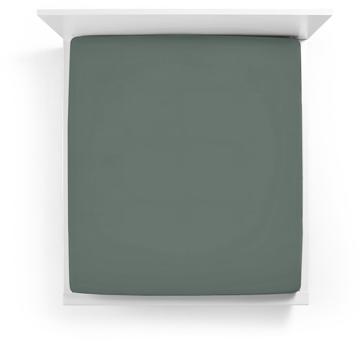 Bella Donna Hoeslaken Jersey Tweepersoons Vintage Groen - 0635 140/190-160/220 vintage groen 0635