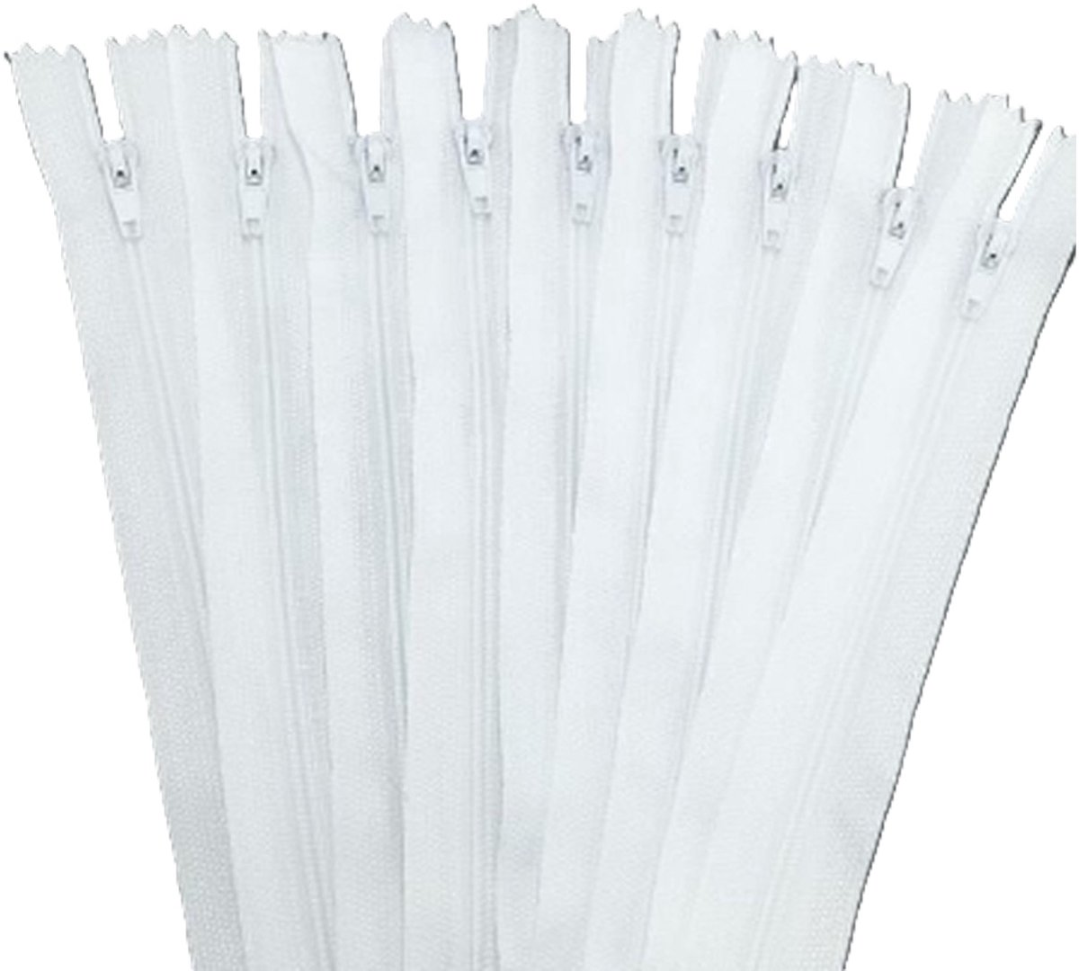 Close end rits - 90 cm - gesloten einde - 1 rits - wit