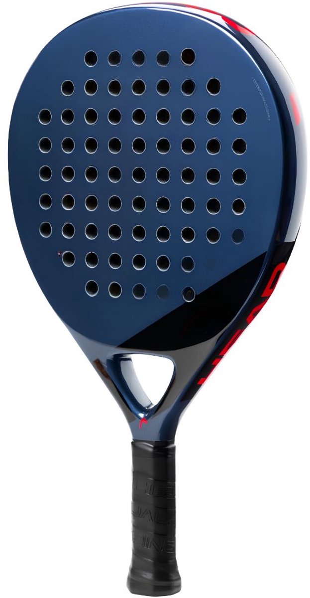 NIVA® Padelracket - Compleet met Draagtas voor Onderweg - Professioneel Padel Racket Inclusief Draagtas - Blauw - 40cm x 26cm x 4cm