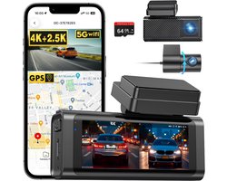 Draadloze Dashcam - Dashcam met CarPlay - Draadloos CarPlay-Scherm - Zwart - 4cm x 9cm x 6cm