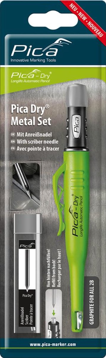 Pica Dry Metal-Set gesorteerd voor metaalbewerking (markeernaald) 120 PICA