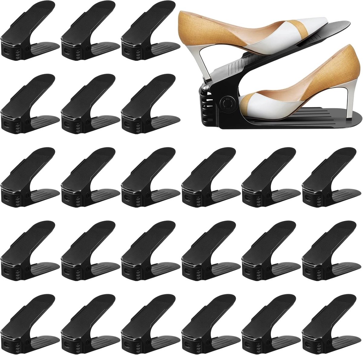 Schoenenkast Organizer - Verstelbaar - Antislip Schoenenvak - Ruimtebesparend - Voor Diverse Schoenen