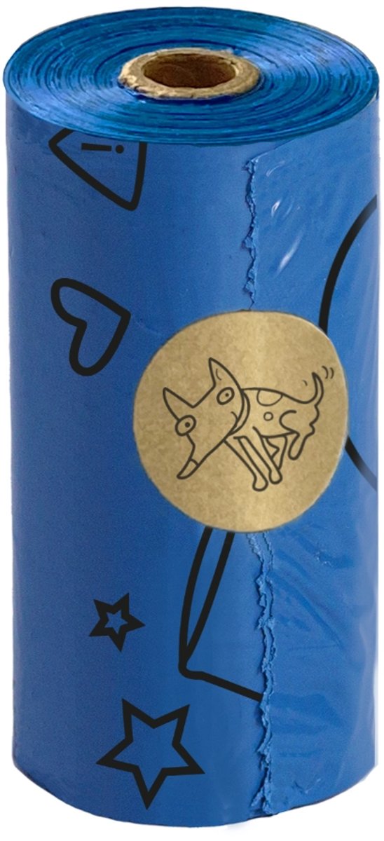 The Sustainable People Hondenpoepzakjes – 225 stuks (15 rollen) – Extra dik & lekvrij – Gerecycled plastic
