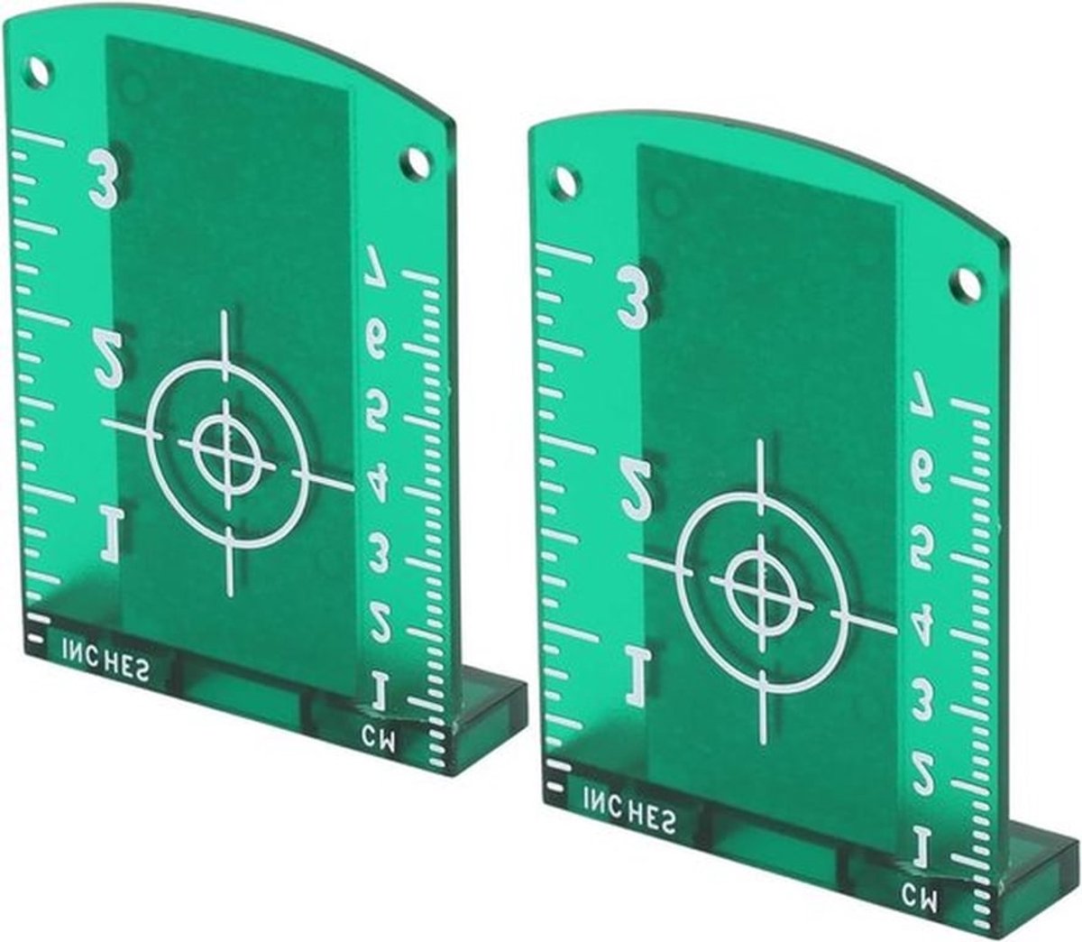 Magnetische Laserdoelplaat met reflectoren - Laserdoel voor laserlijnniveau uitlijning - Hoge zichtbaarheid