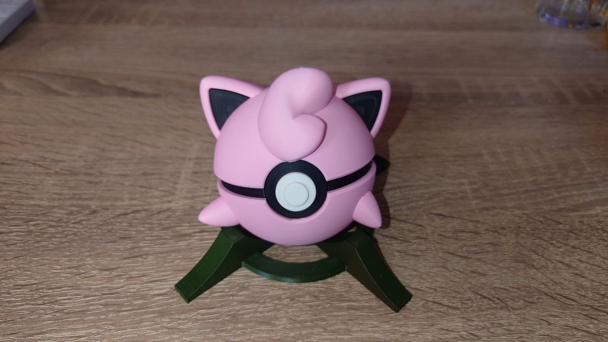 #0039 Jigglypuff 3d geprinte Pokéball