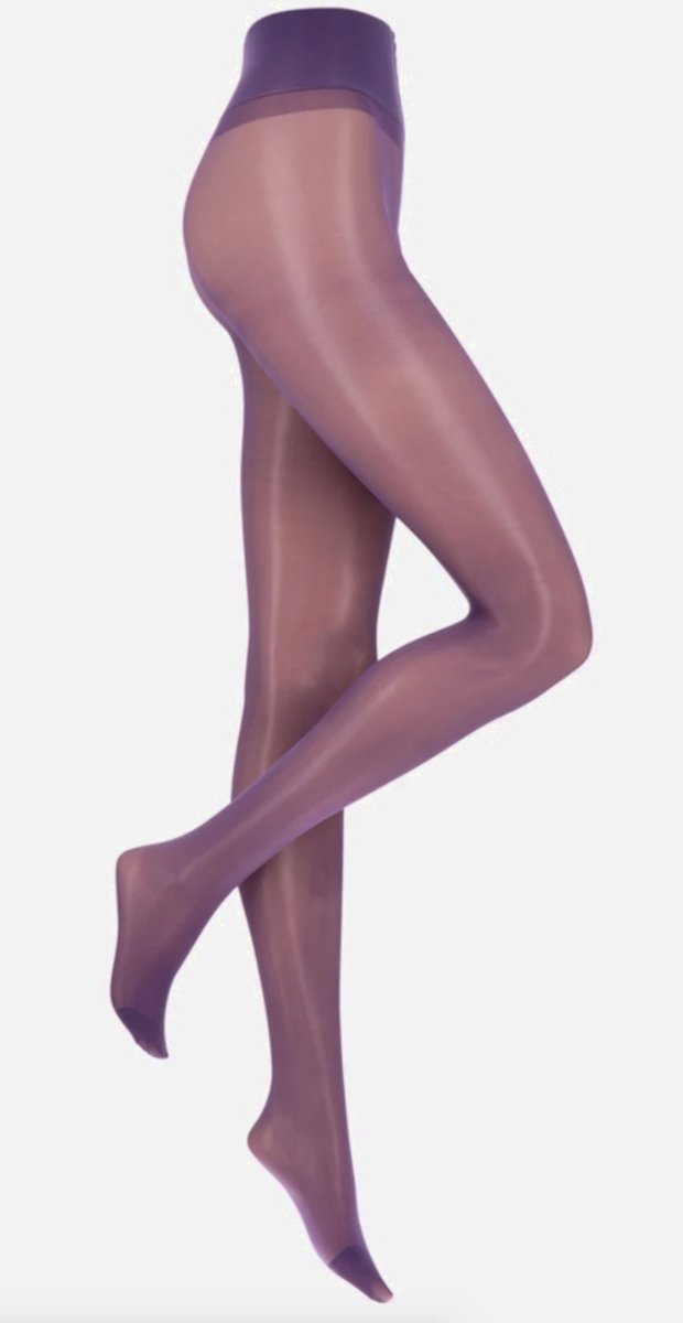MarcMarcs semi opaque 40 den panty maat XL purple