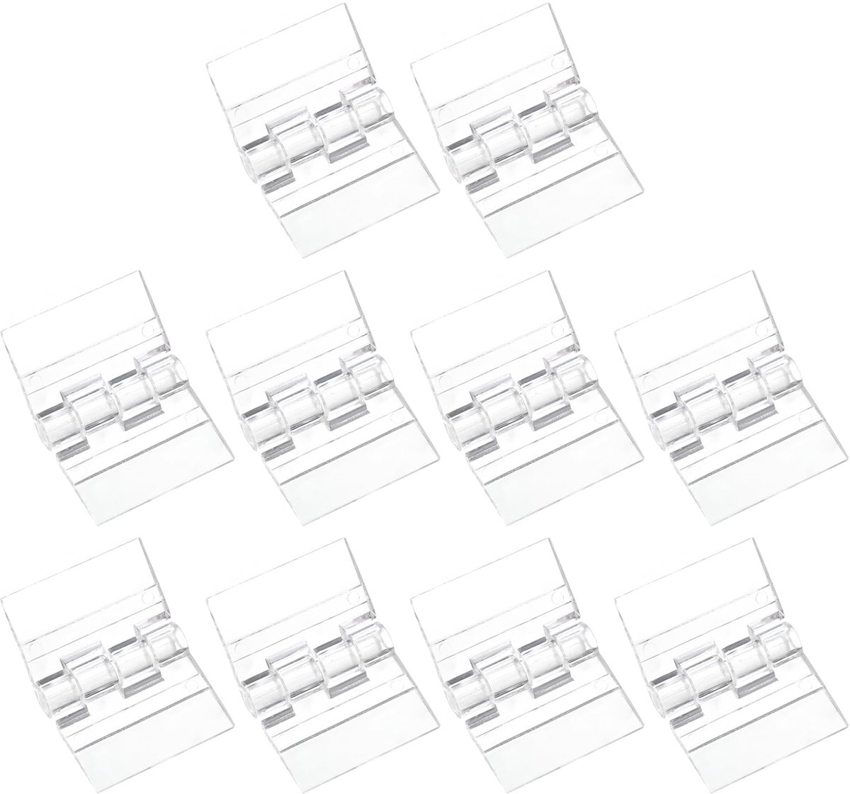 Acryl scharnieren 10 stuks 25x34mm