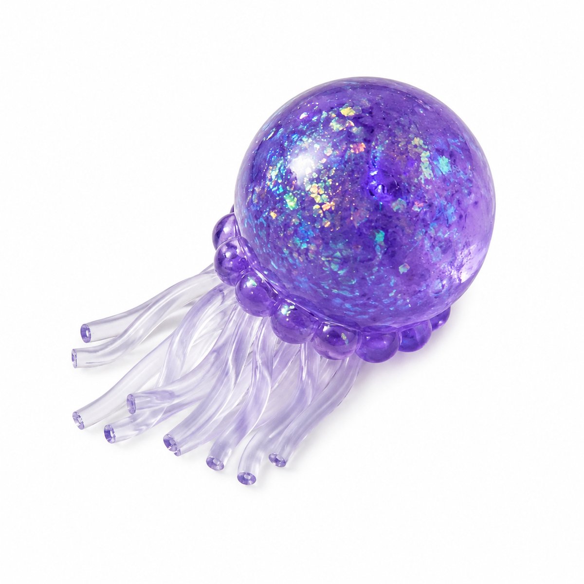 Speelvriendelijke Octopus Squishy / Stressbal / Knijpbal | Slowrising Kwallen Speelgoed | Stressverlichtend Fidget | Bekend Van Tik-Tok - Paars