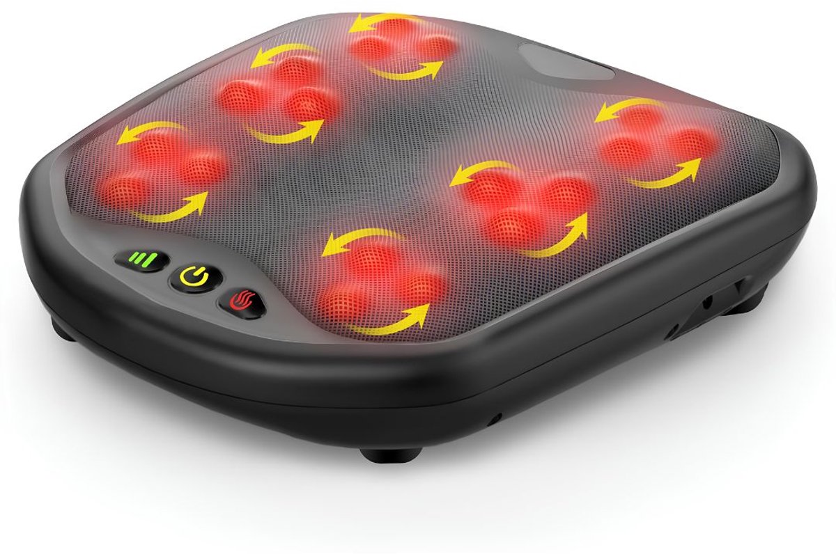 NIVA® Voetmassage Apperaat - Massageapparaat - Voetmassage Apparaat Shiatsu - Zwart - 35cm x 10cm x 38cm