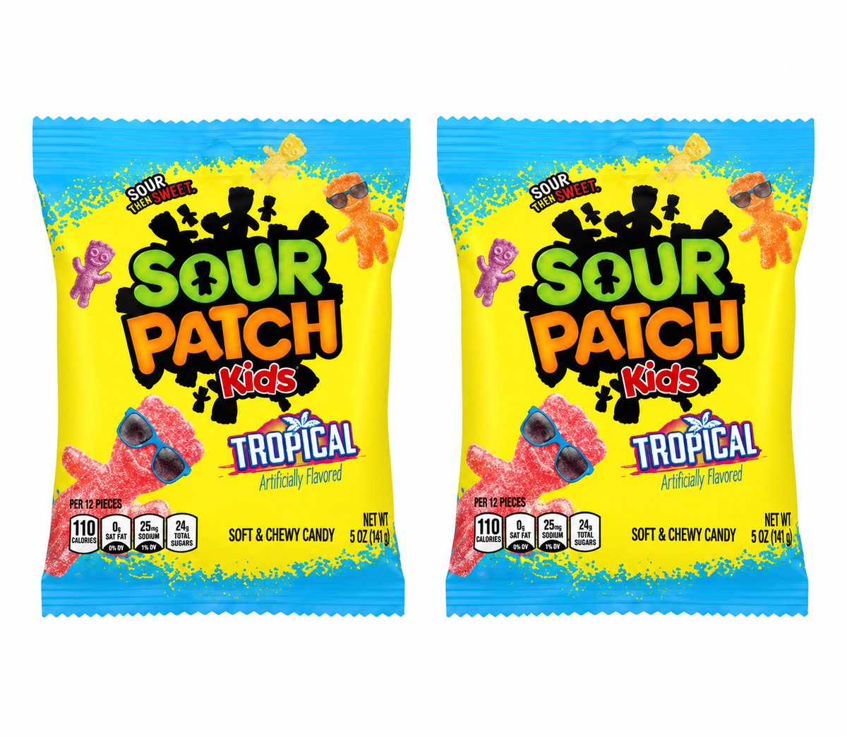 Sour Patch Kids Tropical 2 Stuks