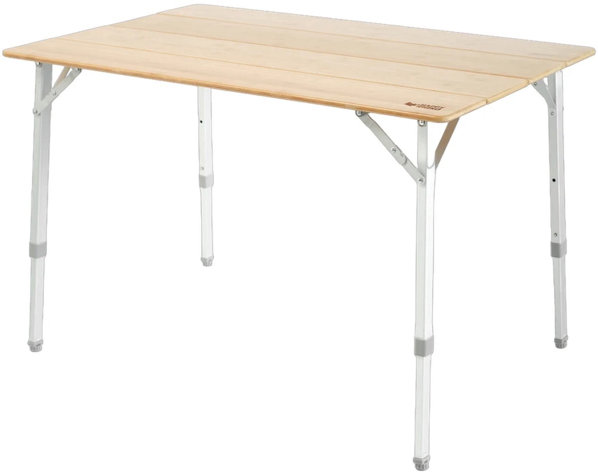Happy Rhino - Campingtafel Bamboe Wilpattu Inklapbaar - Eettafels - Hout - 100 x 65