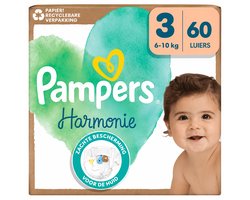 Pampers - Harmonie - Maat 3 - 60 stuks - 6/10 KG