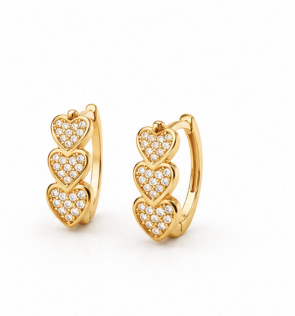 Oorbellen- Goudkleurig - Verguld - Roestvrijstalen oorbellen - sieraden – Cadeau tip – Hip - Trendy