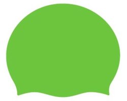 25 Silicone badmutsen Groen - Ecopack