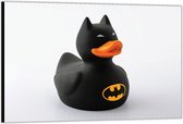 Dibond –Batman Badeend– 90x60cm Foto op Dibond;Aluminium (Wanddecoratie van metaal)