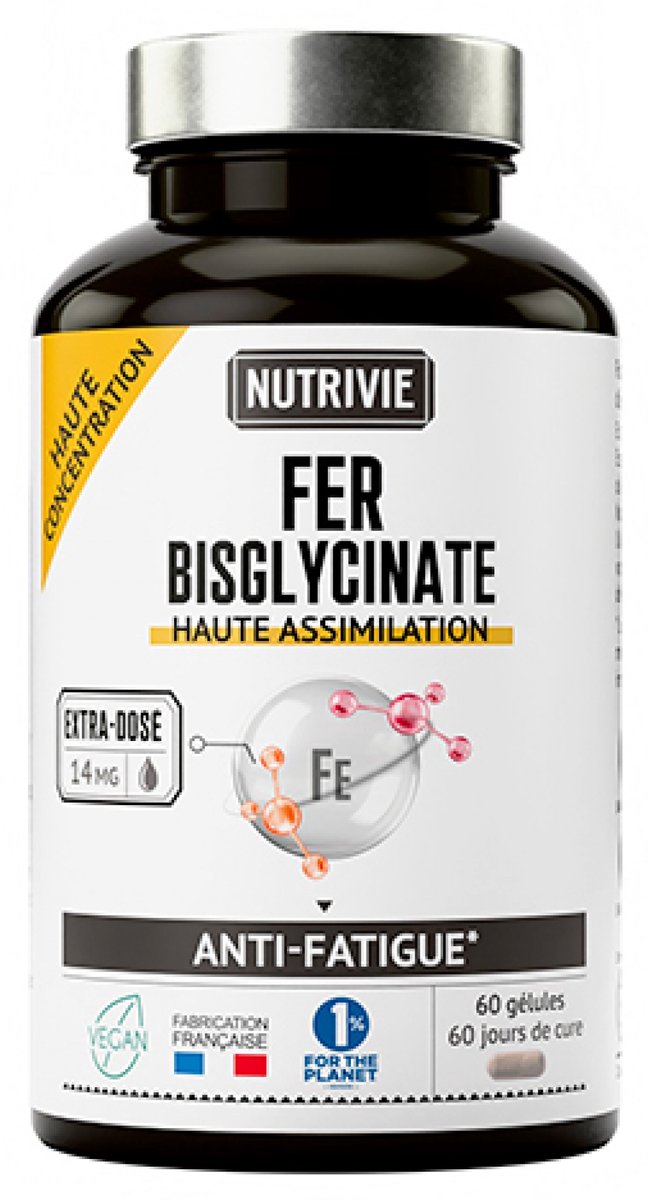 Nutrivie Fer Bisglycinate 60 Capsules
