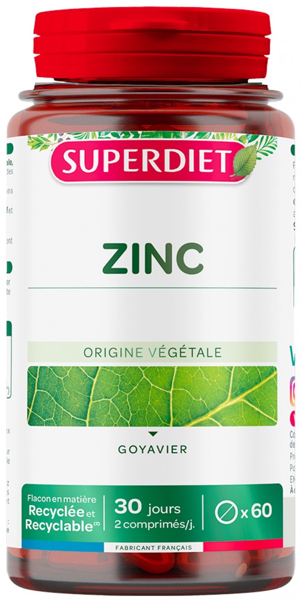 Superdiet Zink 60 Tabletten
