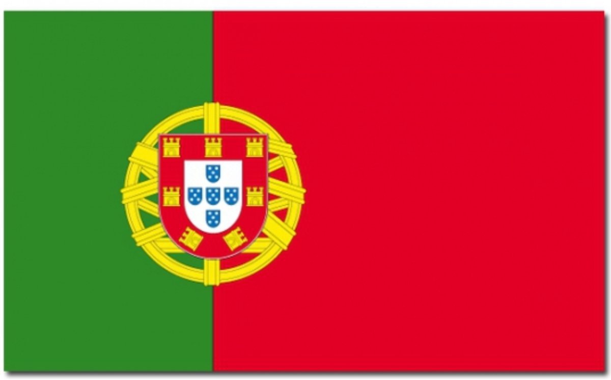 Vlag Portugal 145 bij 85 cm, WK, NK, Voetbal , Themafeest