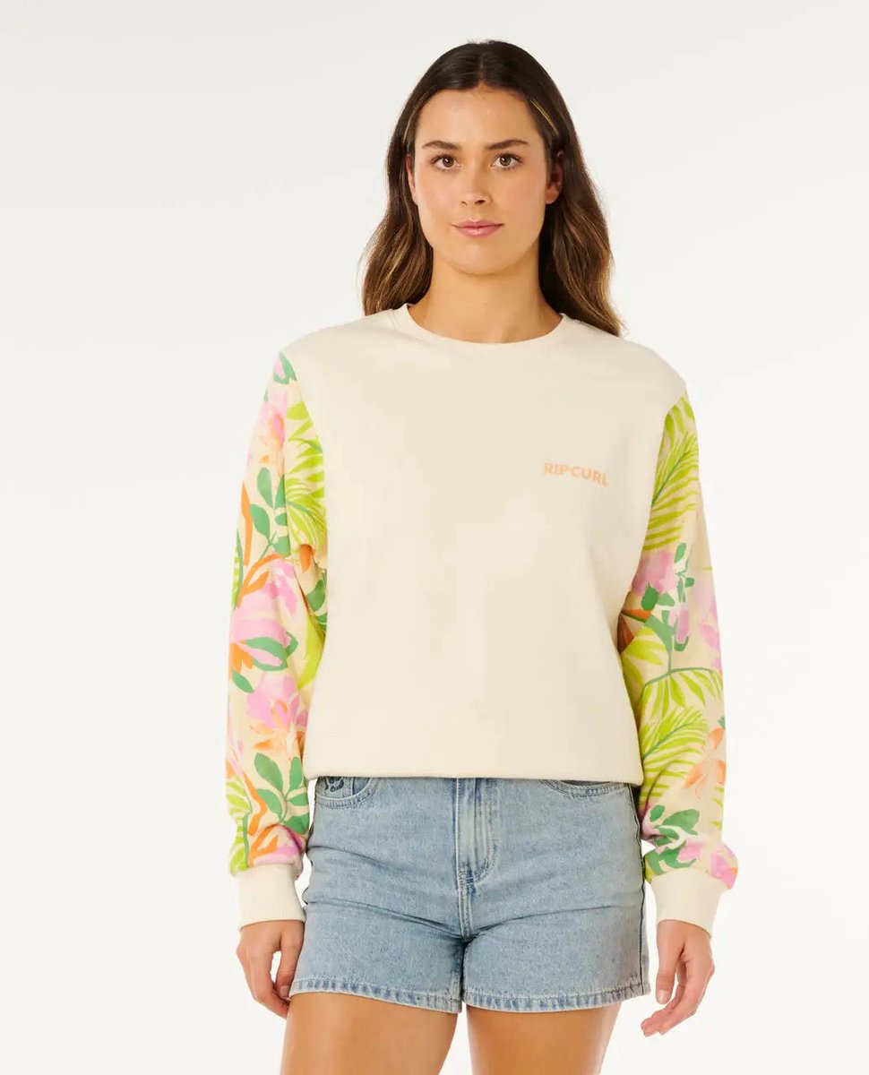 Rip Curl Molokaï Crew Fleece OFF Wit