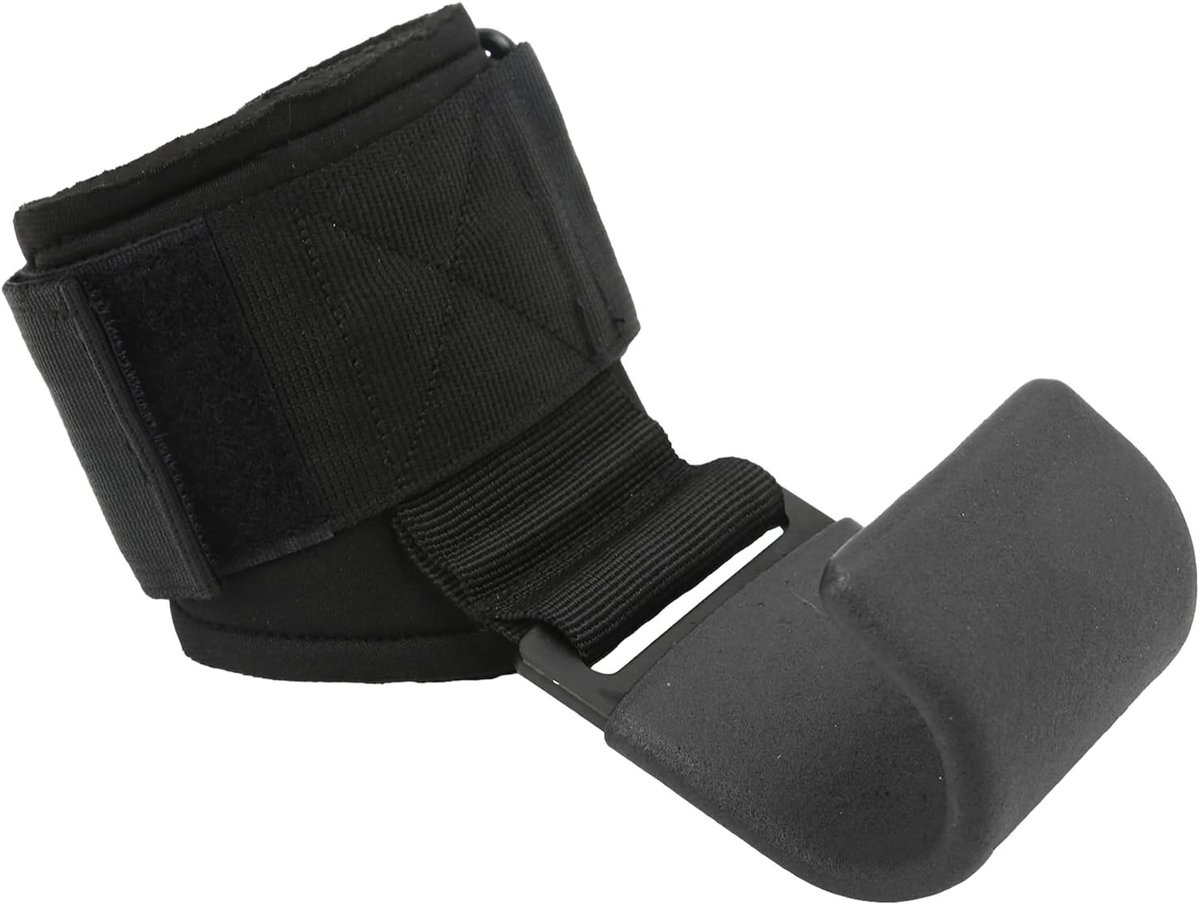 Verstelbare Gewichtheffer Haakriemen, Antislip Polsbandage voor Fitness, Krachttraining en Bodybuilding, Ideaal voor Barbell Rows en Crossfit