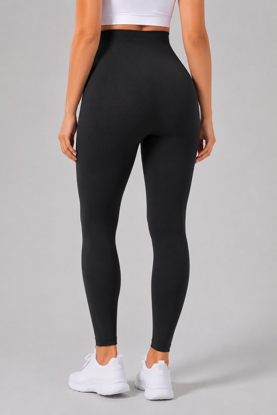 SparkNine Mamaactive maternity legging - XXL - zwart - hoge taille - rekbaar - zacht & ademend materiaal - ondersteunend - zwangerschapslegging — afbeelding 2