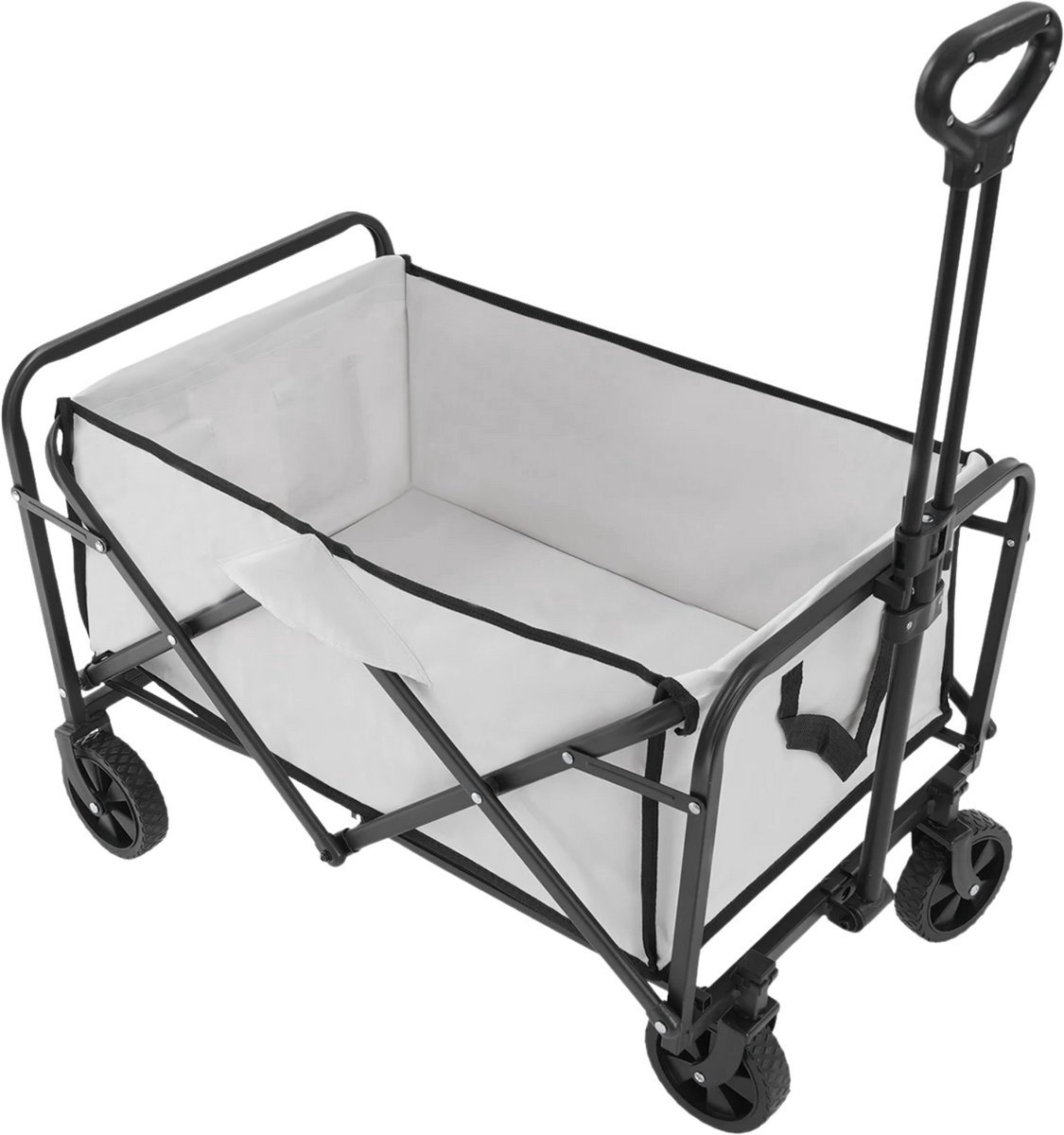 Bolderkar Wit - Opvouwbaar, Boodschappenkar en Trolley met Handkar Opvouwbaar - Voor Transport en Boodschappen