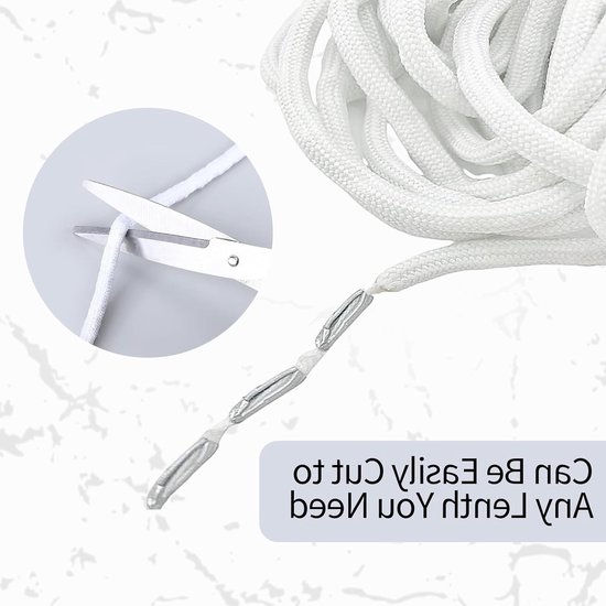 Looddraad voor Gordijnen, 30 g x 10 m, Geschikt voor Soepele Plooien, Ideaal voor Gordijnen, Douchegordijnen en Muggenhorren — afbeelding 2