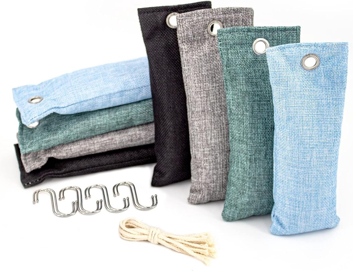 Actieve kool deodorant voor dagelijks gebruik, geurabsorberend en antibacterieel, ideaal voor schoenen en ruimtes, voorkomt schimmel en vocht.