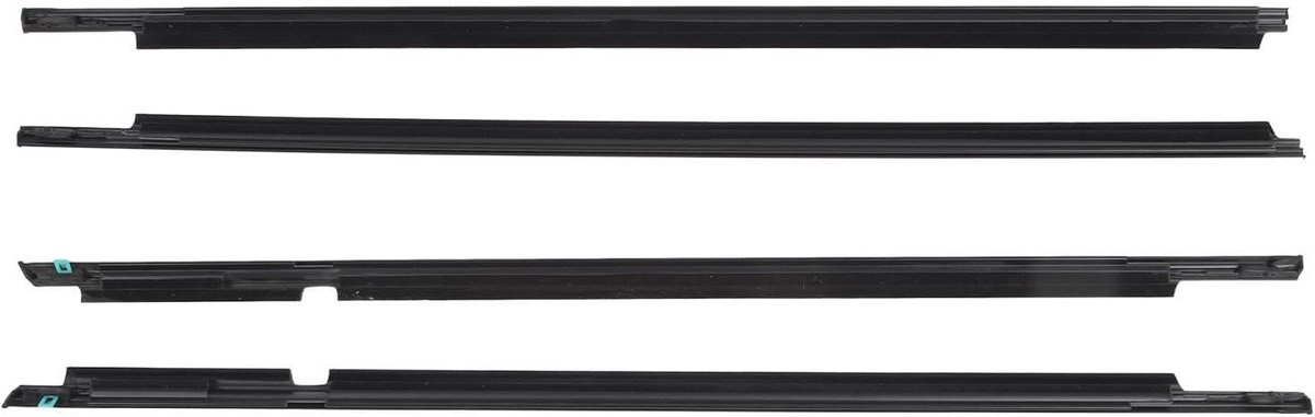 4 Stuks Auto Raam Weerstrip Seal Band Vervanging voor Toyota Land Cruiser Prado 120 Series 2003-2009 - Weerbestendig, Geluidsisolatie, Eenvoudige Installatie