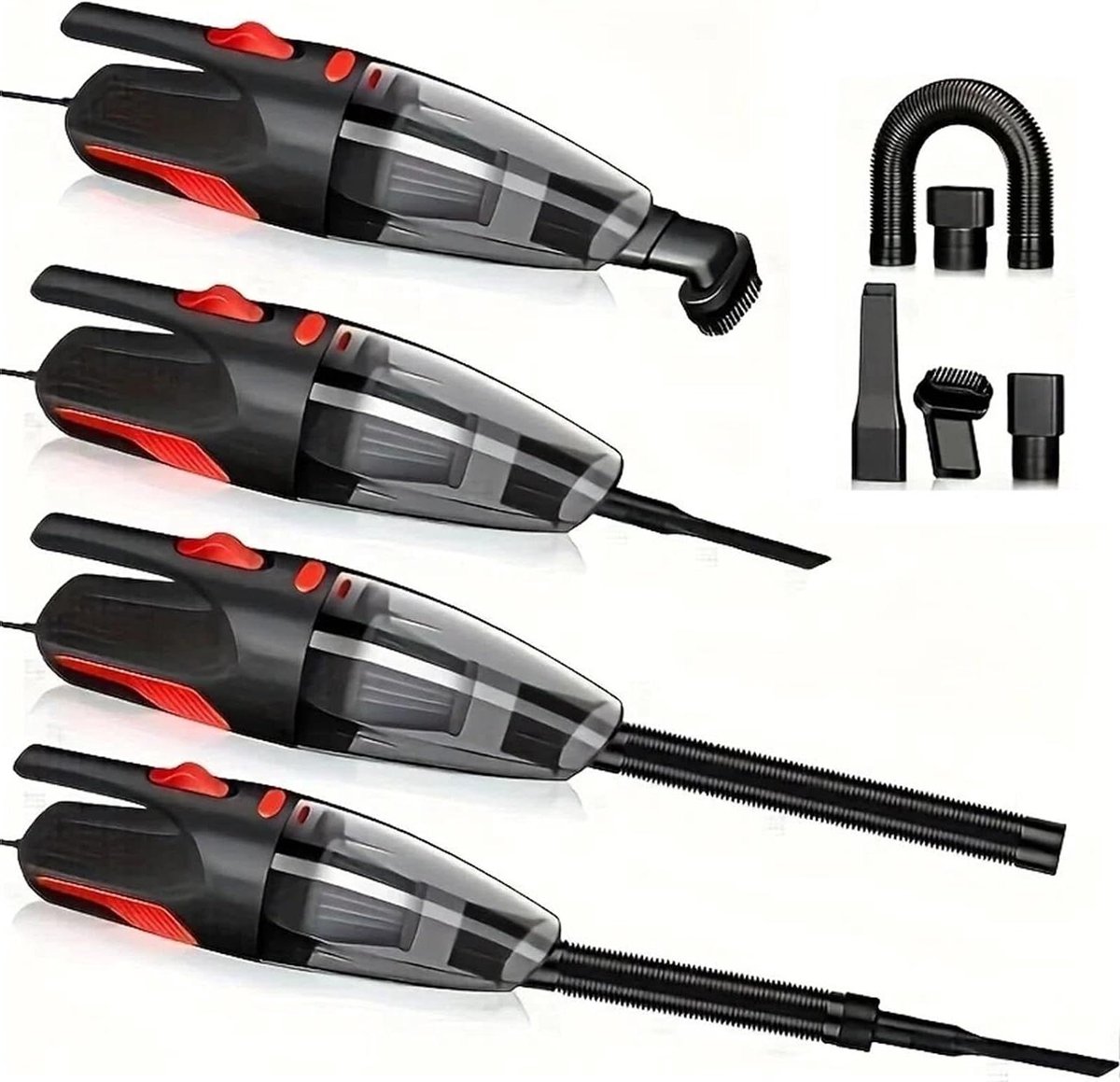 Handstofzuiger Auto - Kleine Stofzuiger - Snel Schoonmaken - Krachtige Zuigkracht - 500 Gram - One Color