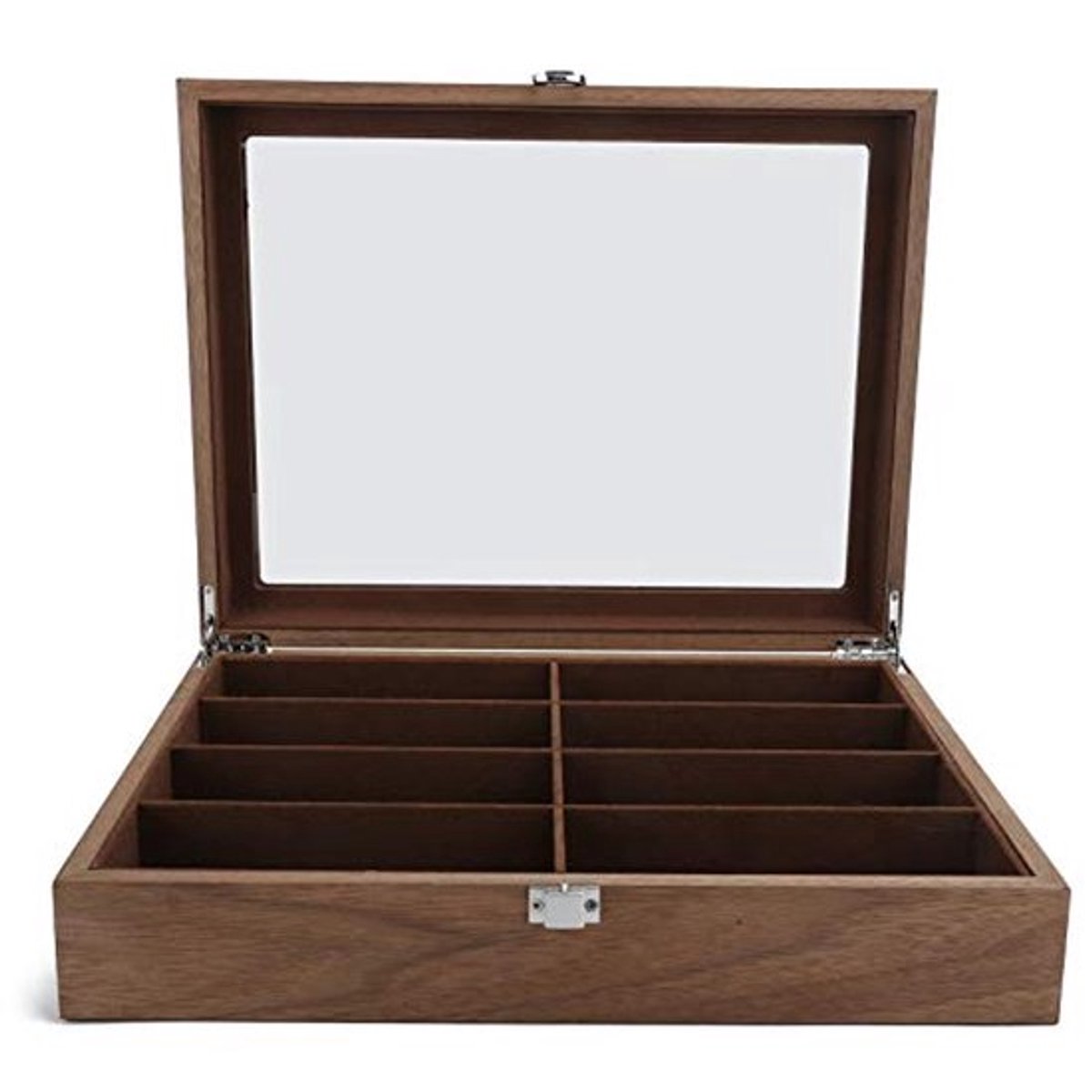 Sieradenbox voor 8 zonnebrillen en brillen - Presentatiedoos voor optische studio