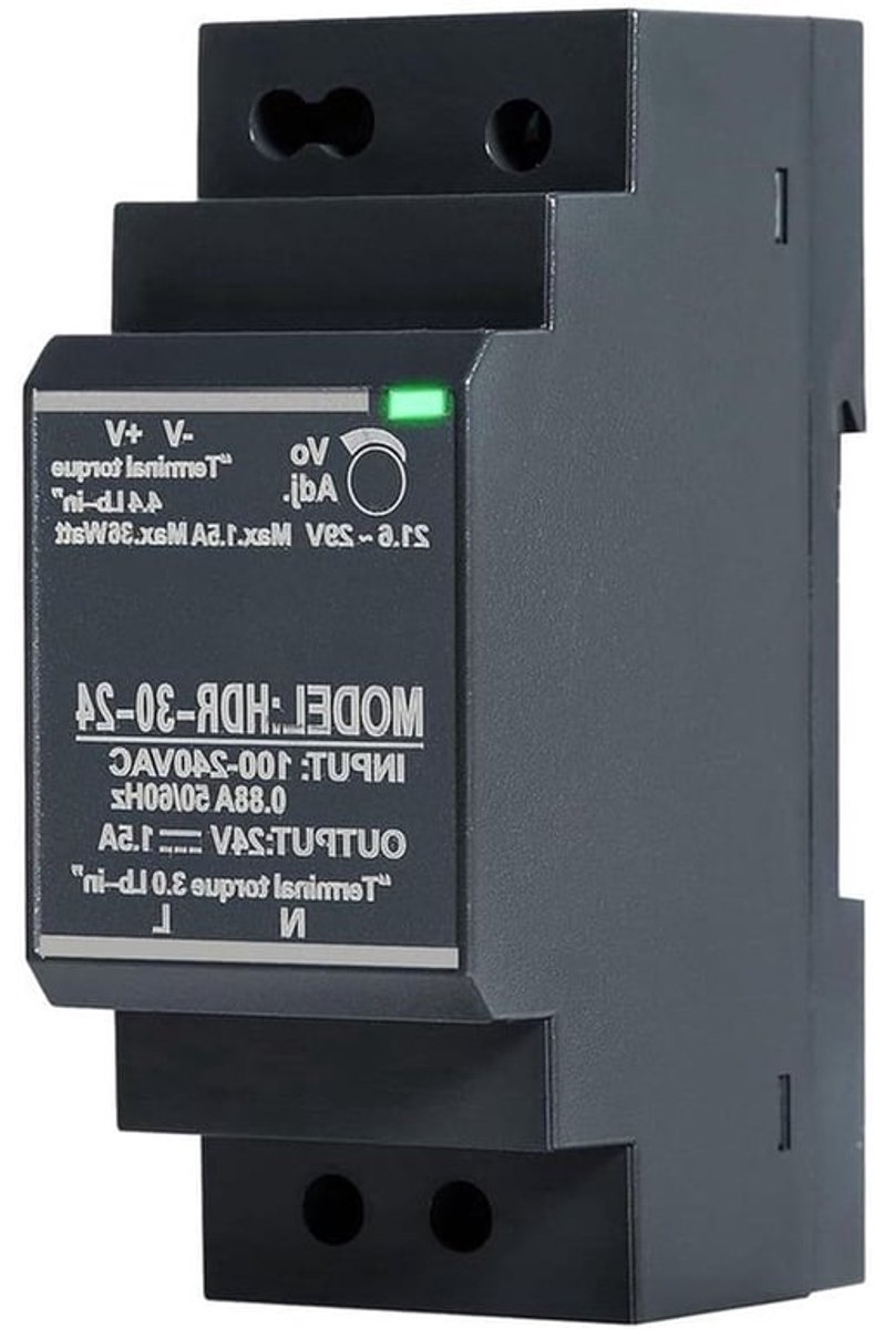 24 V 15 A 30 W Industriële Transformator Dinrail-voeding Enkelfase Schakelvoeding Universele Ingang AC 100 V-240 V Uitgang DC24 V