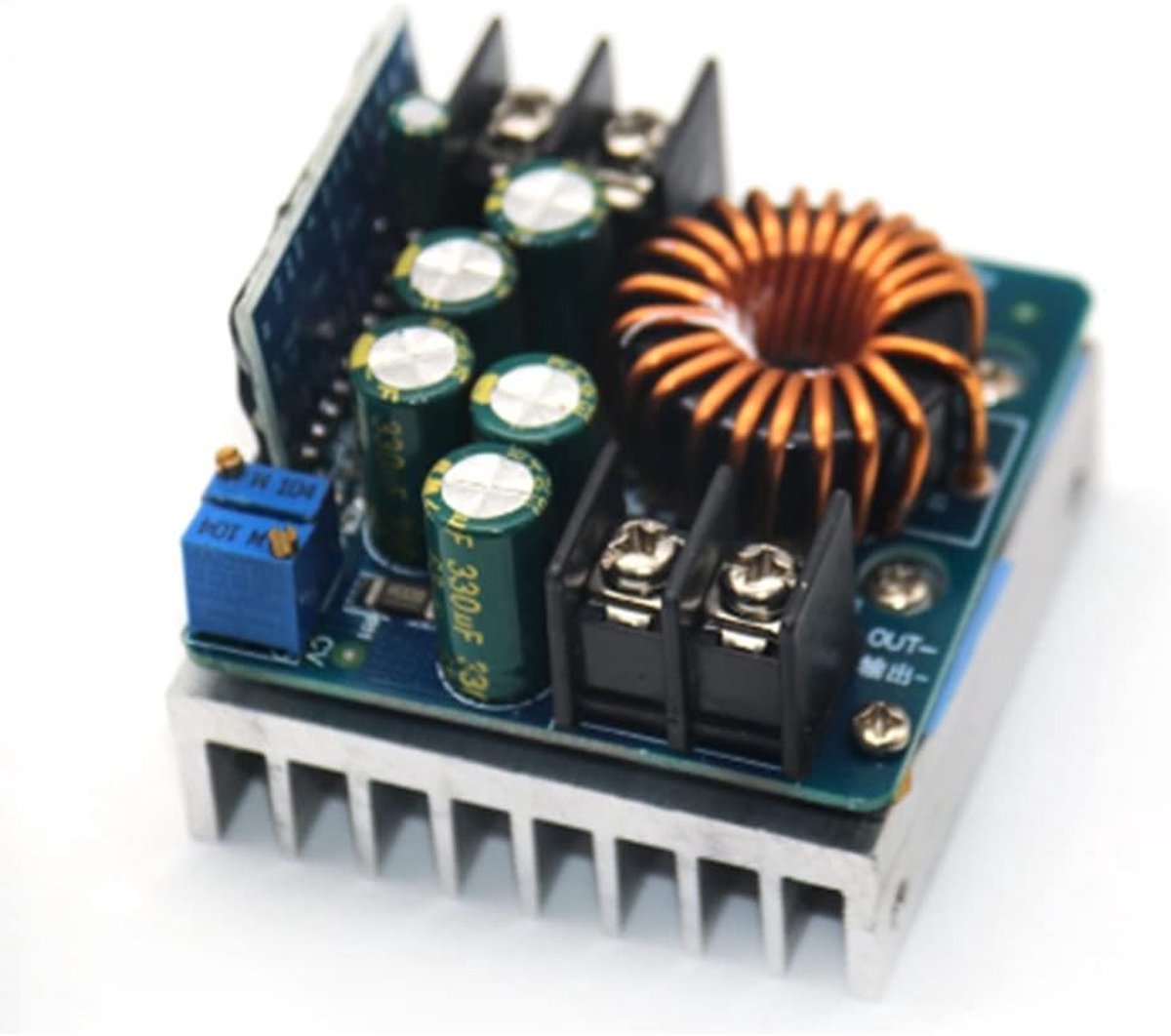 DC-DC 400 W converter, hoog vermogen, DC 10 V-60 V, constante spanning, constante stroom, instelbaar - ShopVlot