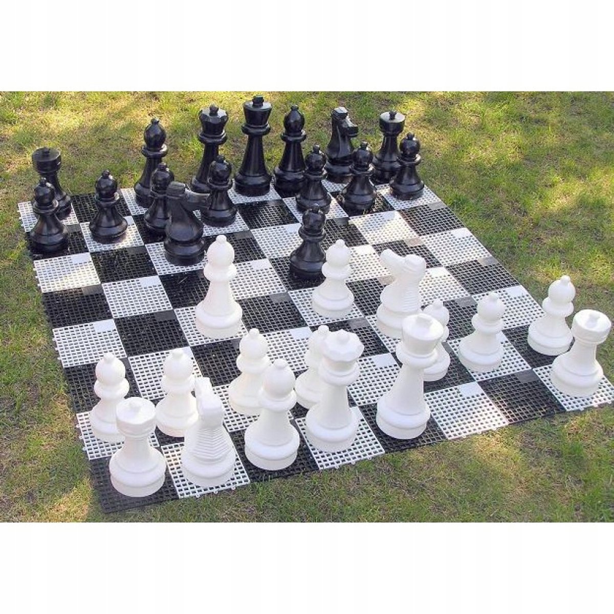 Grote Tuin Schaken Set - Koning 30cm - Weerbestendig Plastic