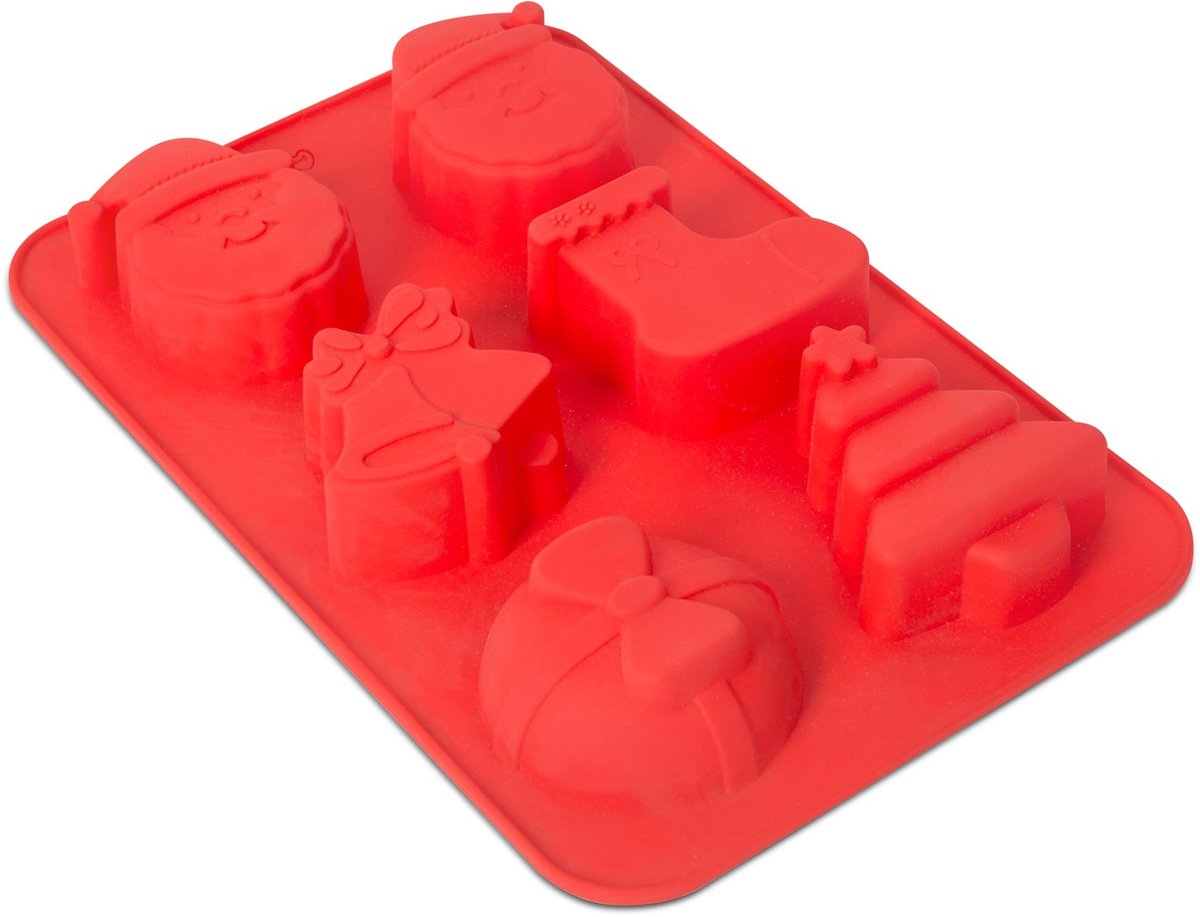 Siliconen bakvorm - Kerstmis - 25,5 x 16,5 x 3 cm 1 Stuks [58768]