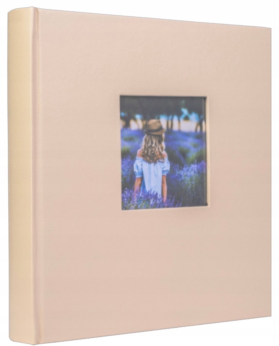 Album op 200 foto's 10x15, met beschrijvingsruimte, beige