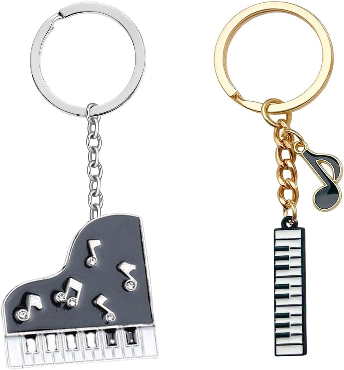 Piano Sleutelhanger Set - Creatief Accessoire - Muziekstijl - Perfect Voor Muziekliefhebbers - SnelShoppen